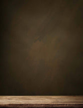 Dark  Khaki Background With Wood Floor Backdrop For Photography Shopbackdrop